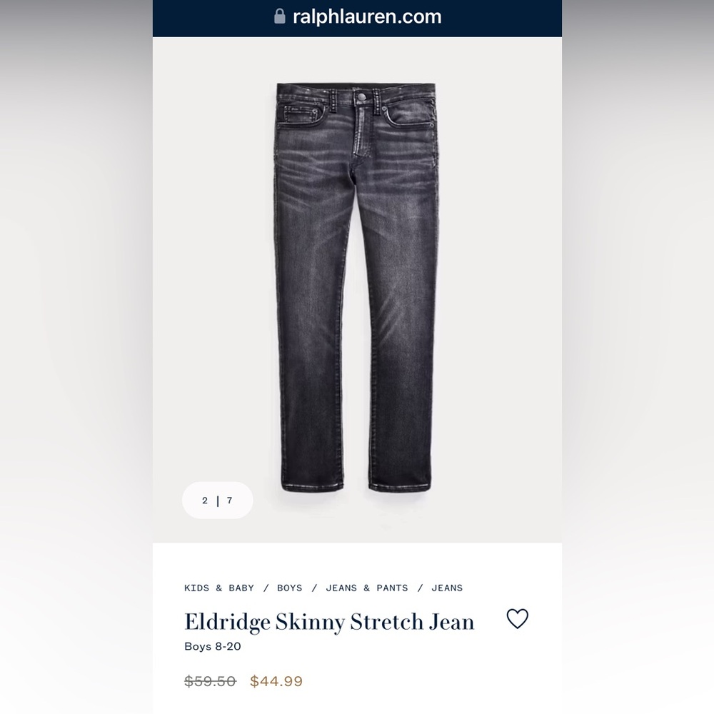 Eldridge Skinny Stretch Jean
